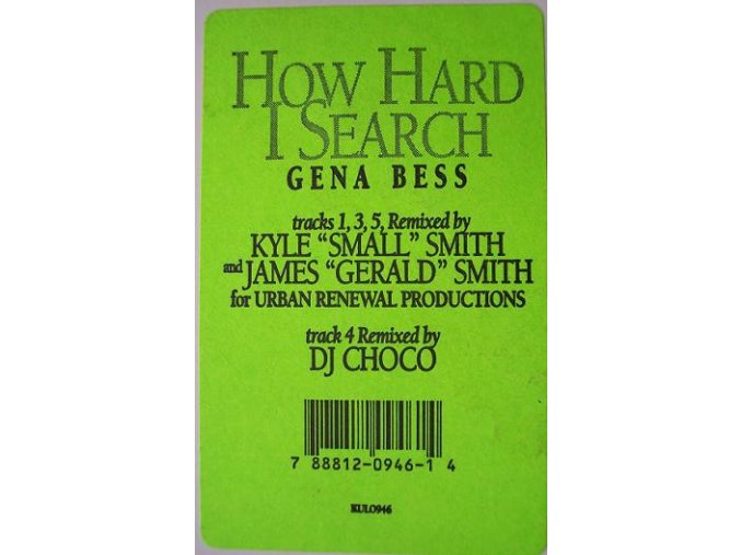 Gena Bess ‎– How Hard I Search