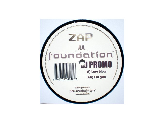 Zap ‎– Low Blow / For You
