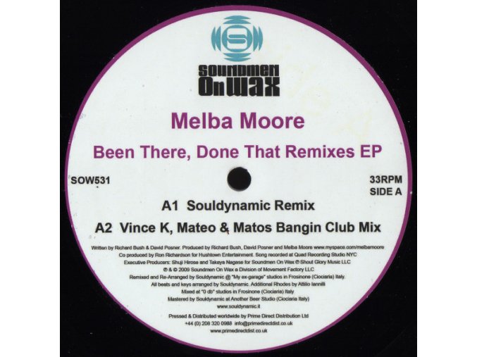 Melba Moore – Been There, Done That Remixes EP
