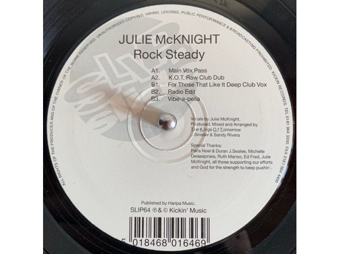 Julie McKnight ‎– Rock Steady