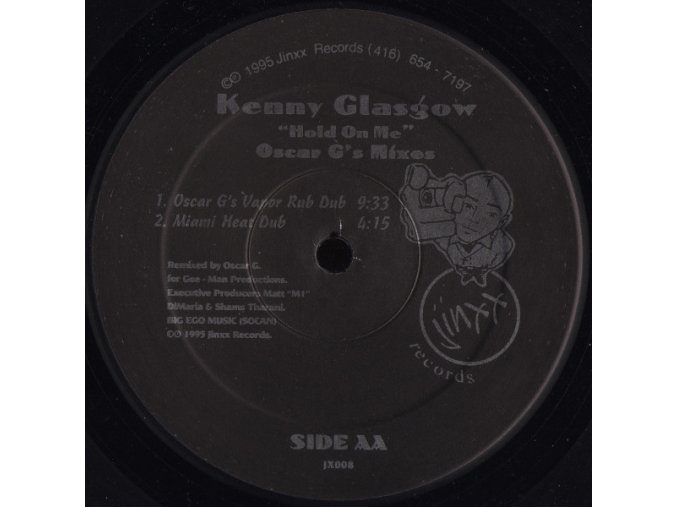Kenny Glasgow ‎– Hold On Me