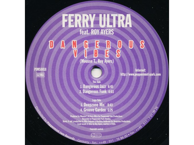 Ferry Ultra Feat. Roy Ayers – Dangerous Vibes