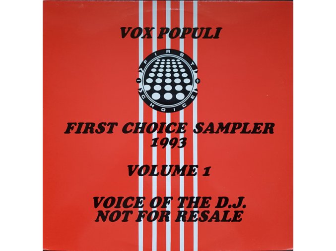 Various ‎– Vox Populi: First Choice Sampler 1993 Volume 1