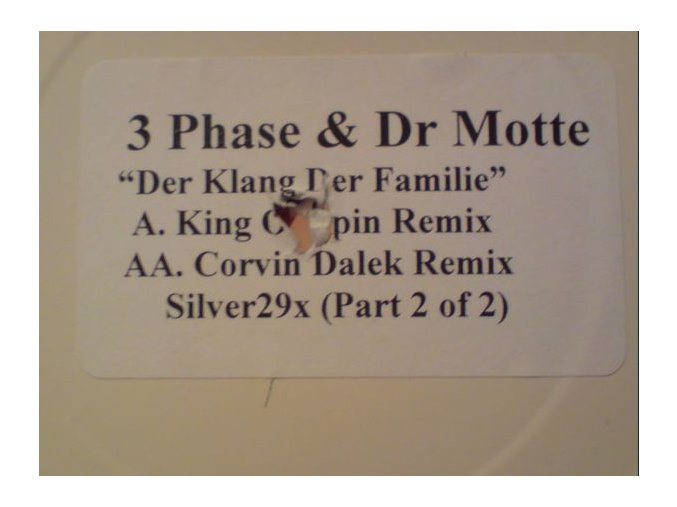 3 Phase Feat. Dr Motte ‎– Der Klang Der Familie