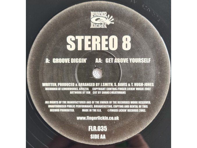 Stereo 8 ‎– Groove Diggin' / Get Above Yourself