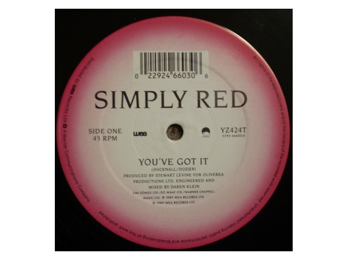 Simply Red ‎– You've Got It