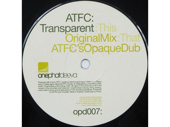 ATFC ‎– Transparent