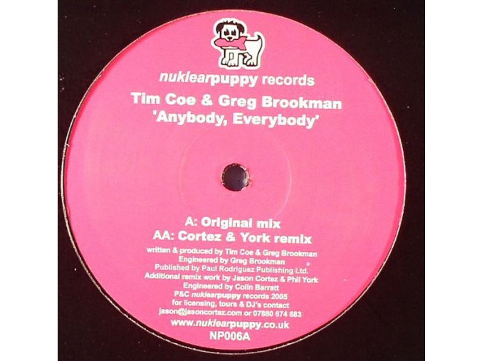 Tim Coe & Greg Brookman ‎– Anybody, Everybody