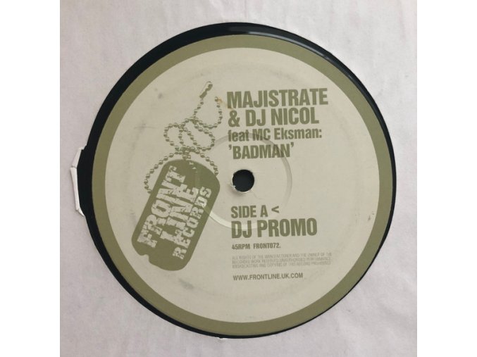 Majistrate & DJ Nicol ‎– Badman / Panic Attack