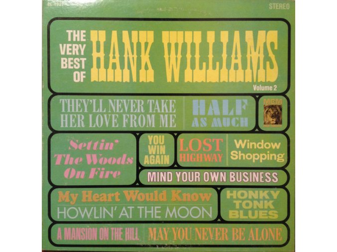 Hank Williams ‎– The Very Best Of Hank Williams Volume 2