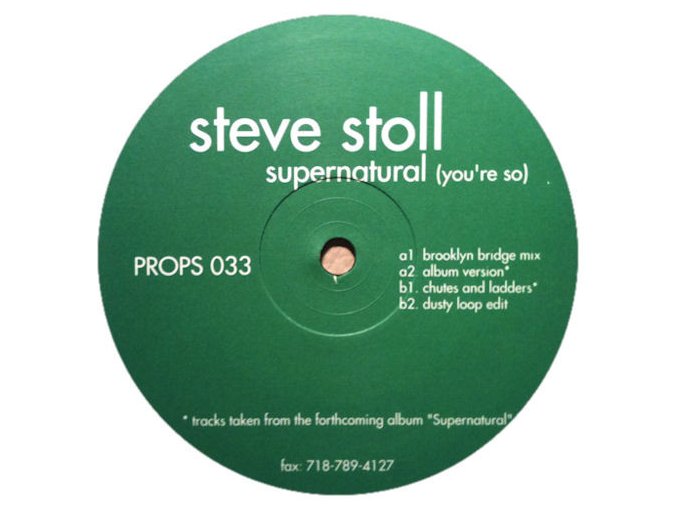 Steve Stoll ‎– Supernatural (You're So)