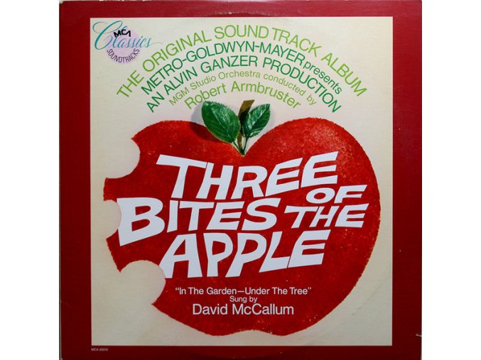 MGM Studio Orchestra Conducted By Robert Armbruster ‎– Three Bites Of The Apple (The Original Sound Track Album)