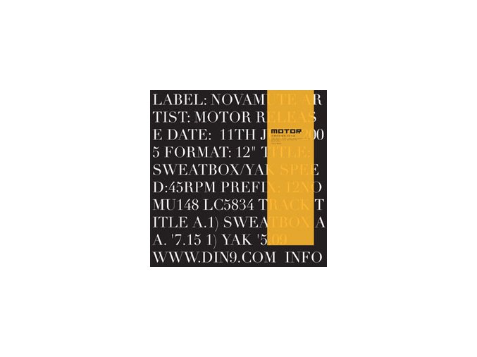 MOTOR ‎– Sweatbox / Yak