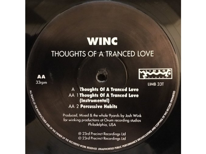 Winc ‎– Thoughts Of A Tranced Love