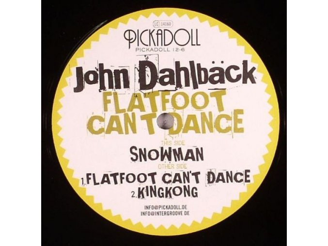 John Dahlbäck ‎– Flatfoot Can't Dance