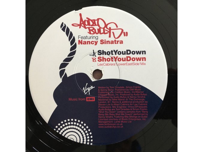 Audio Bullys Featuring Nancy Sinatra ‎– Shot You Down
