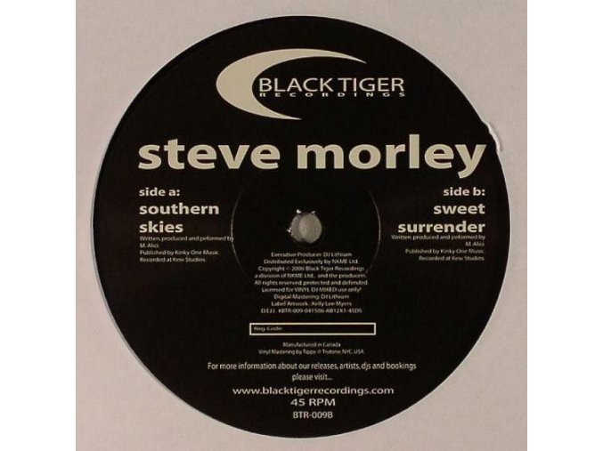 Steve Morley ‎– Southern Skies / Sweet Surrender