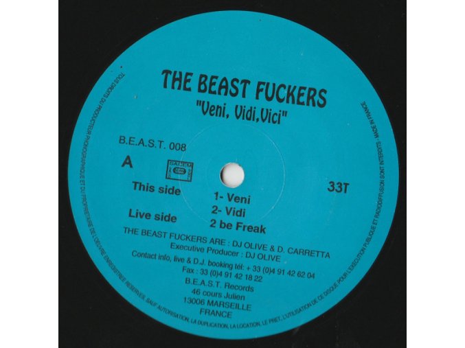 The Beast Fuckers ‎– Veni, Vidi, Vici