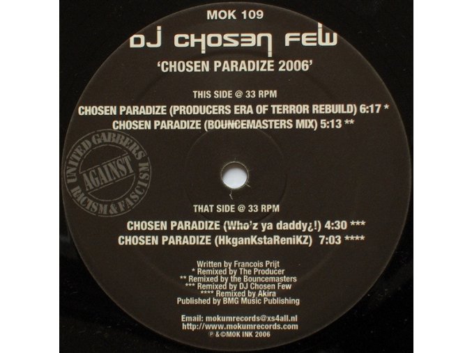 DJ Chosen Few ‎– Chosen Paradize 2006