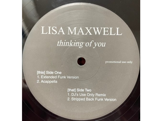 Lisa Maxwell ‎– Thinking Of You