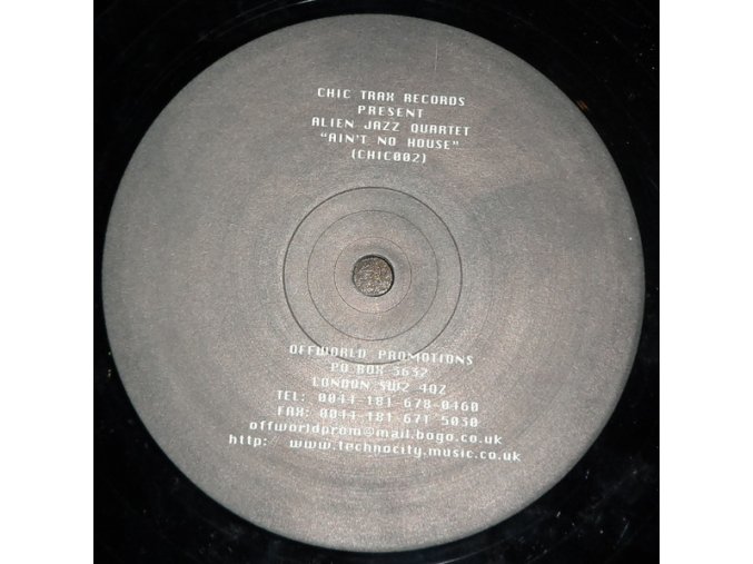 Alien Jazz Quartet, Various ‎– Ain't No House/Wasp Sampler 3