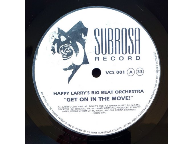Happy Larry's Big Beat Orchestra ‎– Get On In The Move