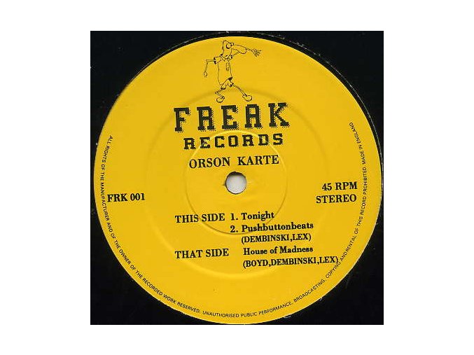 Orson Karte ‎– Tonight