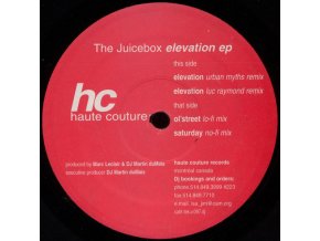 The Juicebox* ‎– Elevation EP