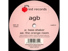 AGB ‎– Bass Shaker / The Orange Room