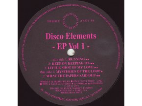 Disco Elements ‎– EP Vol 1