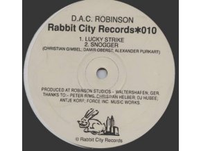 D.A.C. Robinson ‎– Lucky Strike / Snogger