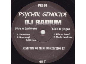 DJ Radium ‎– Ministry Of Mass Domination E.P.