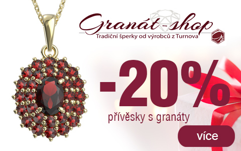 Přívěsky s granátem
