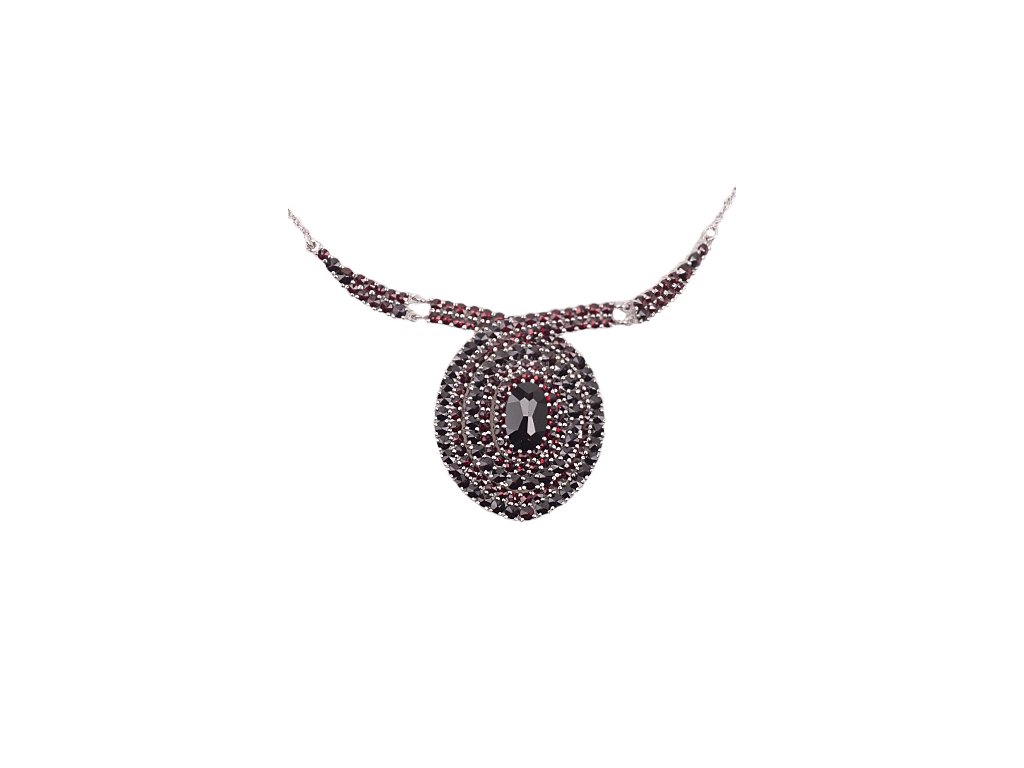 Český granát náhrdelník (6770360)