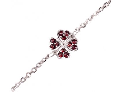 Czech garnet bracelet (6670510)