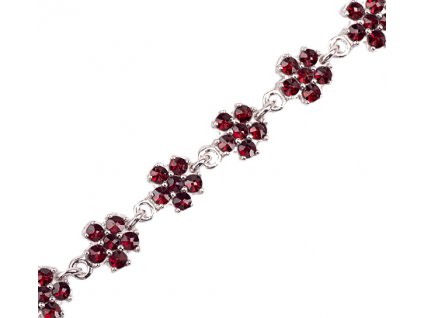 Czech garnet bracelet (6670550)