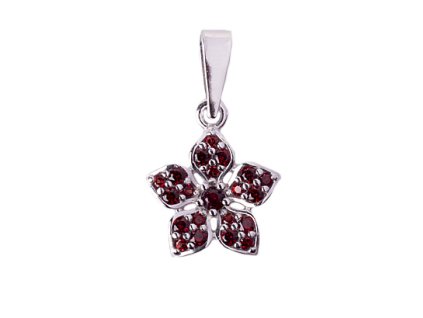 Czech garnet pendant (6471467)