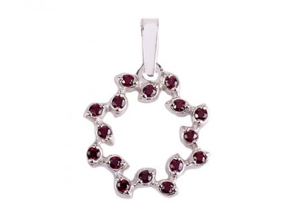 Czech garnet pendant (6471465)