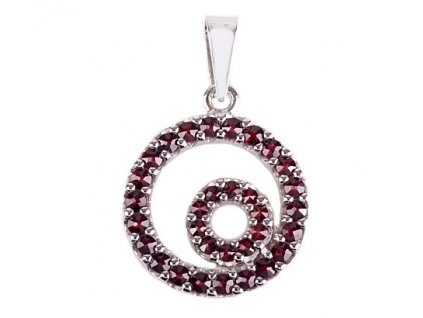 Czech garnet pendant (6471450)