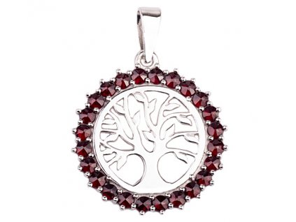 Czech garnet pendant (6471435)