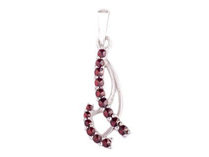 garnet pendant (1004)
