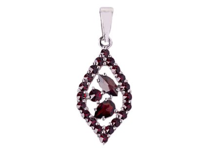 Czech garnet pendant (6471429)