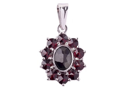 Czech garnet pendant (6470089)