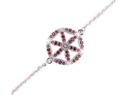 Czech garnet bracelet (6670549)