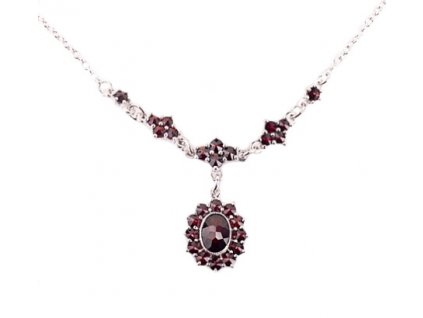 Czech garnet necklace (6770234)