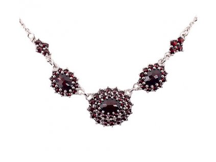 Czech garnet necklace (6770749)