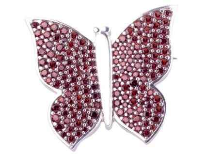 Czech garnet brooch (6550054)