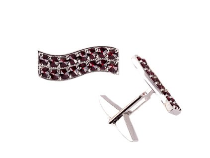 Czech garnet cufflinks (6890235)