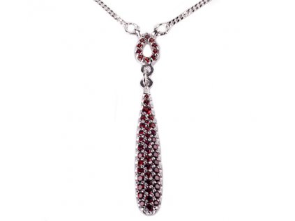 Czech garnet necklace  (6770978)