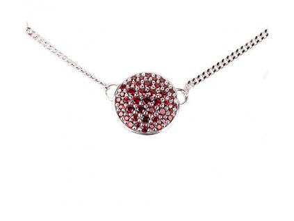 Czech garnet necklace  (6770973)